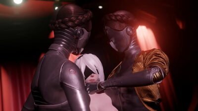 Atomic Heart – Twins fucked 2B in front of everyone