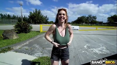 BANGBROS – We Noticed Her Big Tits From Afar So We Invited Her (Nala Brooks) Into Our Van For Some Fun