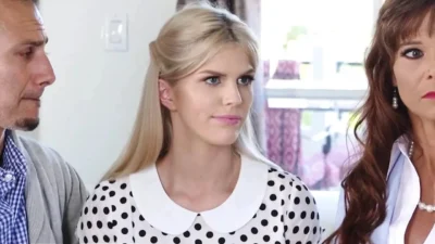 FamilyStrokes – Milf Doctor River London Helps Syren De Mer And Her Hubby Bond With Stepdaughter