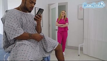 PAWG Nurse with Massive Tits Helps Patient with His BBC Problem