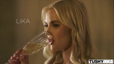 TUSHY Blonde craves anal