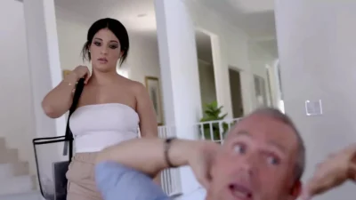 Naughty Latina Fucks Her Sister’s Sugardaddy While She’s Out