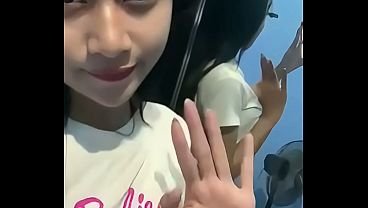 Sexy Asian bitch with huge tits masturbating