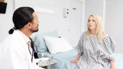 Doc Uses His Cock To Examine Madison’s Tight Butthole
