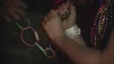 Hubby Films Me At Fantasy Fest Pt1 – I jerk off two black cocks in the street and in a bar!